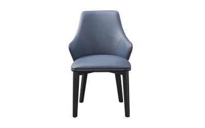 0.35cbm/pc Simple Italian Dining Chairs Comfortable Ash Wood Pu Leather Dining Chairs
