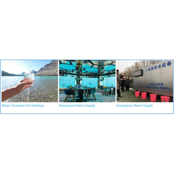 Containerized завод очистителя воды системы водоочистки RO 2 этапов