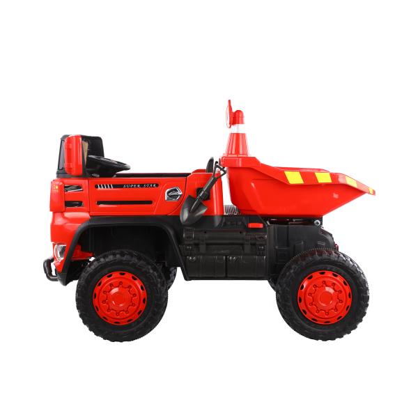 Электрические игрушки 2 места Вождение на строительном грузовике Автомобиль для детей Возраст от 2 до 12 лет