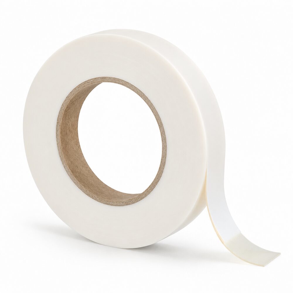 Acrylic Adhesive PTFE Tape (Acrylic PTFE Tape / Silicone-Adhesive-Free PTFE Tape / Medium-Temperature Non-Stick Tape) – For Guide Rails, Rollers, Heat Sealing & Equipment Lining