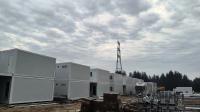 50/75mm Rockwool Sandwich Panel Paredes Trailer Casa de contêineres