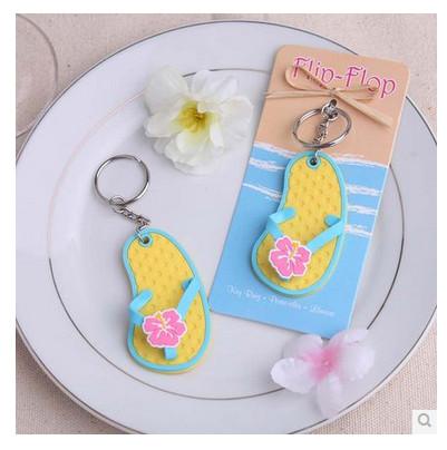 New creative promotion gift product wedding gift flip flop bottle opener soft rubber