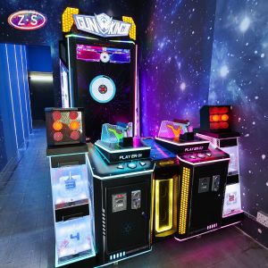 Infrared Shooting Interactive Arcade Shooting Game Multi Game Challenge Modes