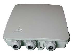 Indoor Fiber Optic Termination Box , Fiber Optic Enclosures Wall Mount