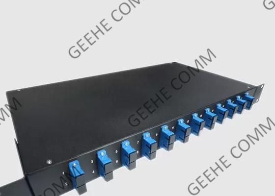 Wall Mount 19 Inch 1U 24 Port SC Fiber Optic Patch Panel