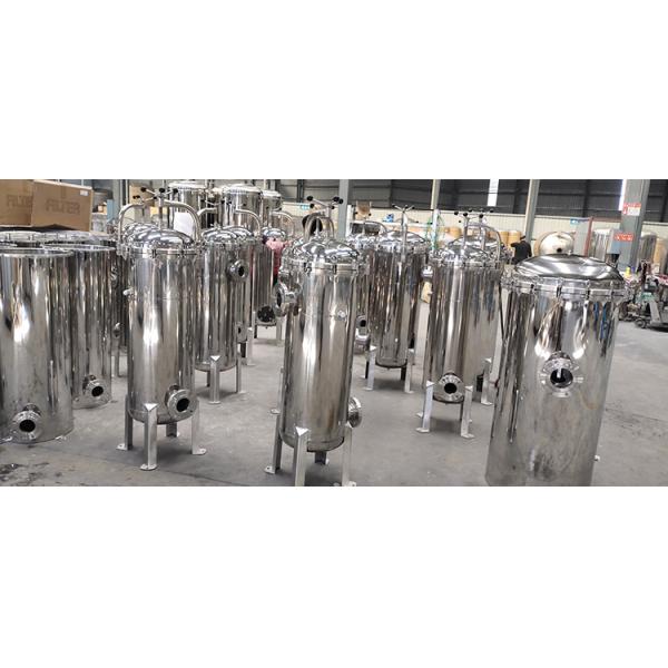 Stainless Steel Bag Filter Housing Large Flow Industrial Water Multi Bag Filter