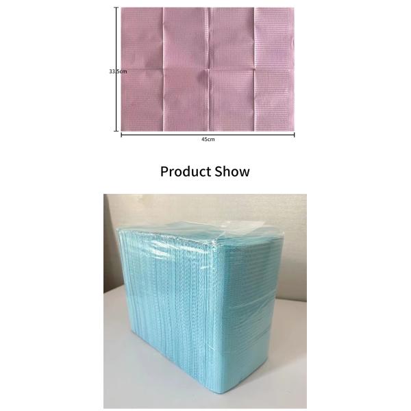 125 PCS Toallas desechables para uñas 33.5x45cm Cama de escritorio para uñas