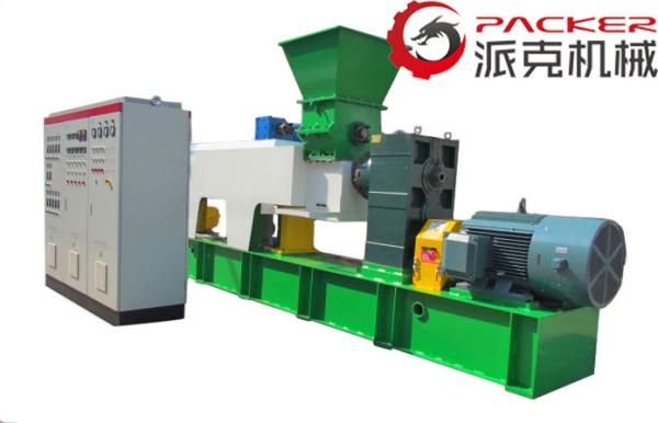 Double Stages Plastic Granulator Machine , PVC Granulating Machine Safety Control