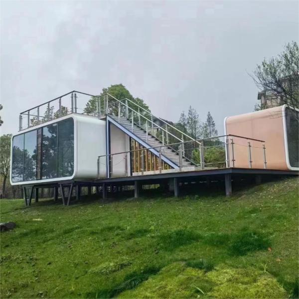 Dimensões personalizáveis Pod de casa móvel de trabalho e residência com suporte técnico online