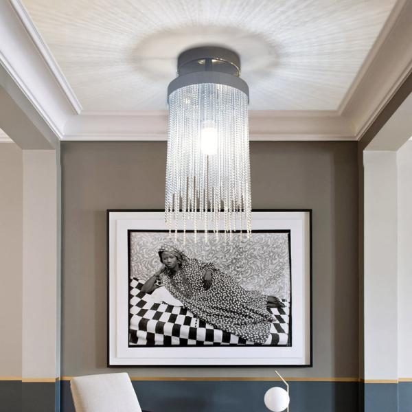 Скандинавские современные алюминиевые светодиодные решетки Столовая подвеска Люстры Кухонное украшение