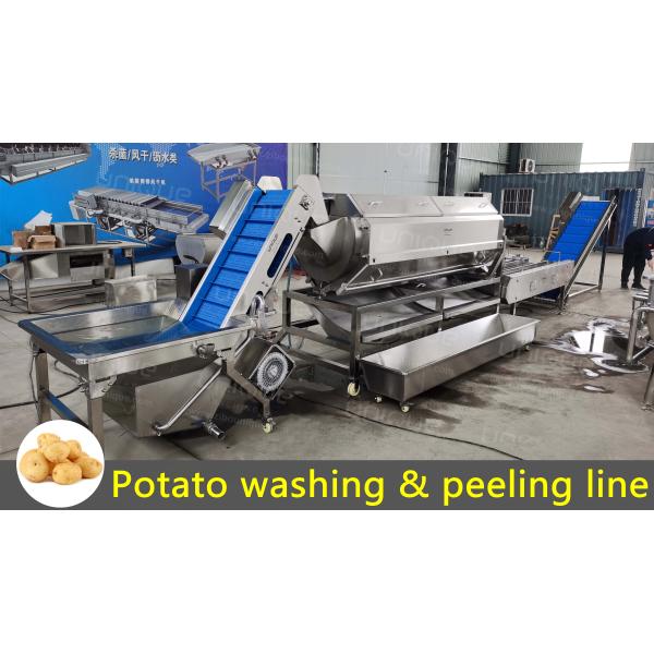 304 Нержавеющая сталь Автоматическая машина для стирки сладкого картофеля