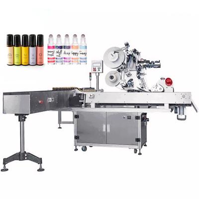 High Speed Horizontal Hologram Sticker Labeler Máquina de rotulagem automática de frascos de tubo de plástico