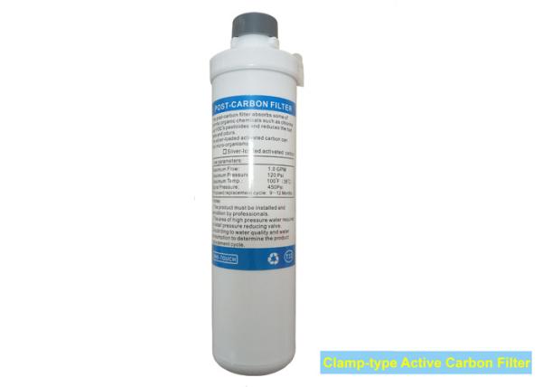 10 Inch Clamp Type Water Purifier Machine With Quick Fitting Filters