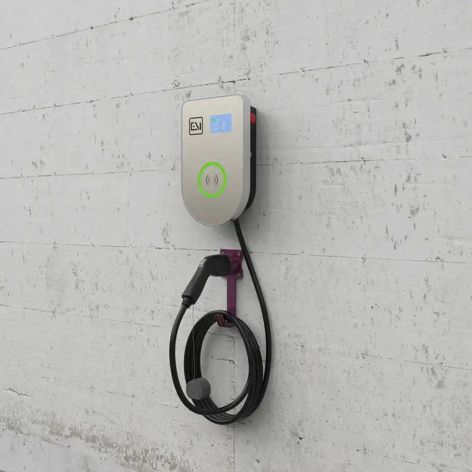Стена боксера 7kw 32a стены RFID установила зарядную станцию EV с 5 метрами кабеля