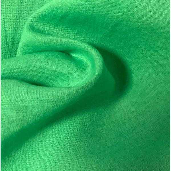 Удобная естественная зеленая ткань марли хлопка ткани 120gsm марли 32S для одежды