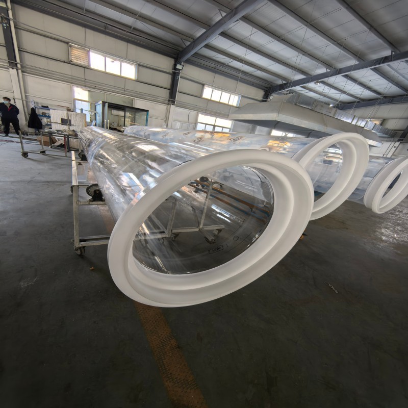 Heat Resistant Quartz Furnace Tube Corrosion Resistant Quartz Glass Cylinders