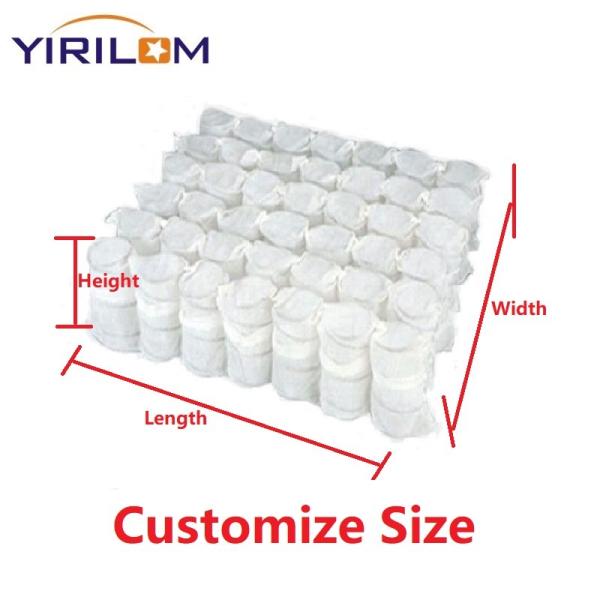 Funiture Pocket Spring For Sofa Seat Cushion Core Diameter 6-7cm