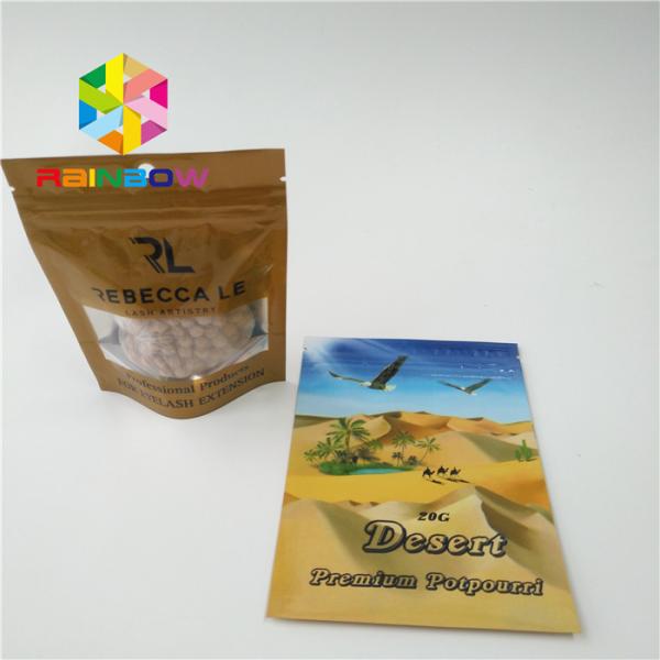 Фольги Кратом Бали золота сумки упаковки королевской Зиплок, стоят вверх сумки мешка для порошка специй