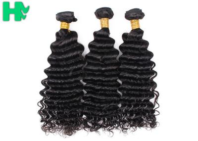 Natural Black Real Deep Wave Human Hair Grade 9A Full Cuticle Aligned
