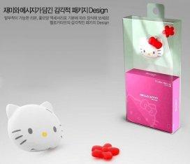 Leitor de mp3 bonito da forma de Hello Kitty