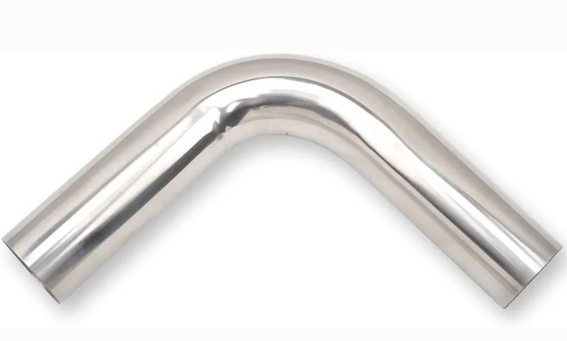 1.5D CLR 90 Degree Mandrel Bent Tube 304 Stainless Steel Exhaust Pipe Bend for Custom Fabrication