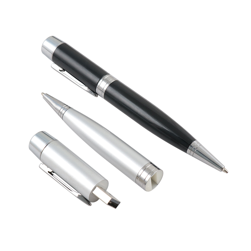 CE ROHS FCC Certified Pen USB Flash Drive with USB 2.0 and USB 3.0 Compatibility - Dual Function Pen and Flash Drive