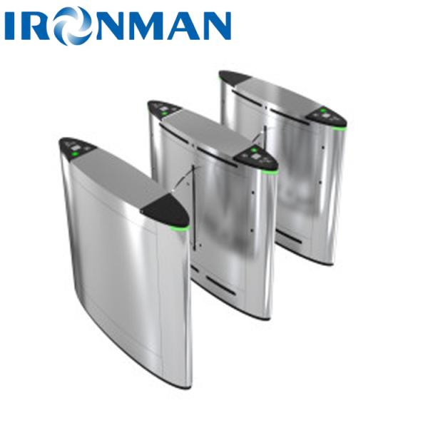 Sistema del control de acceso de la puerta del torniquete de la barrera de la aleta de AISI SUS304