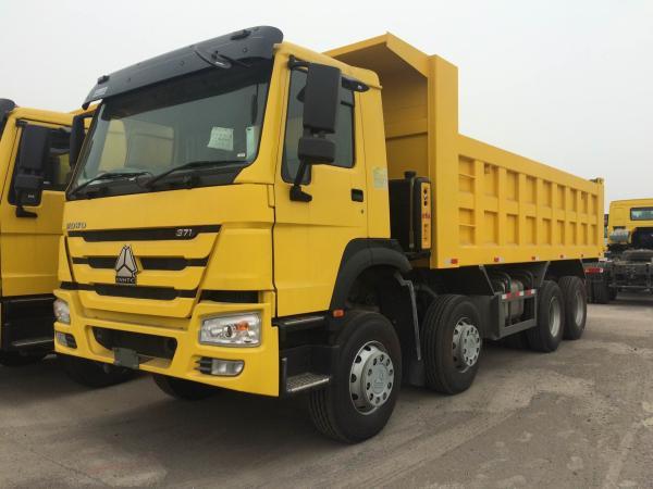 Front Hydraulic Lifting Dump Tipper Truck SINOTRUK HOWO 371HP 12 Wheels LHD 31tons 20-30CBM ZZ3317N3567W