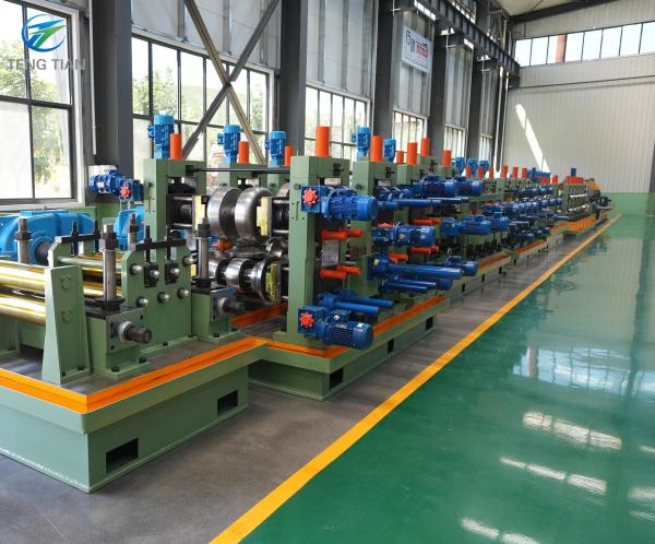 High Precision Steel Tube Manufacturing Machine 380V 150m/min