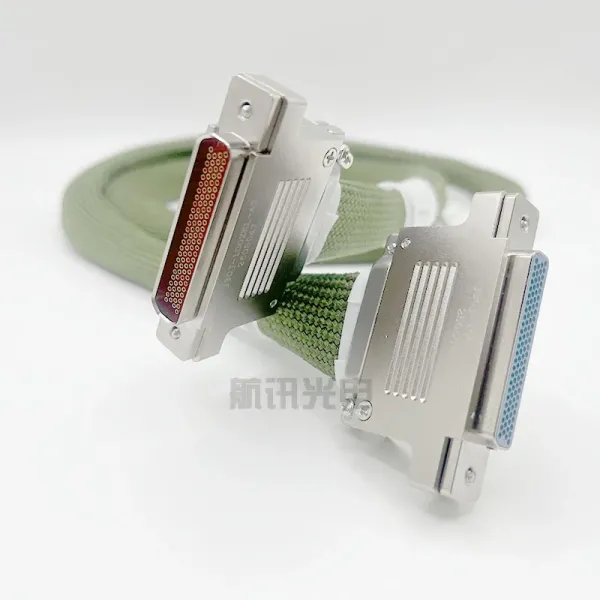 J30j-100tjl-1000-100zkp Double Headed Rectangular Connector with A3 Tail Clip.