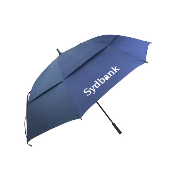 Guarda-chuva reto Windproof do quadro da fibra de vidro do punho