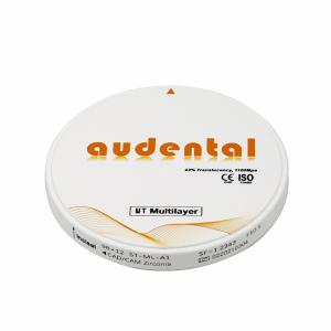 Matériel blanc de placage de zircone du bloc multicouche UTML de zircone d'UT