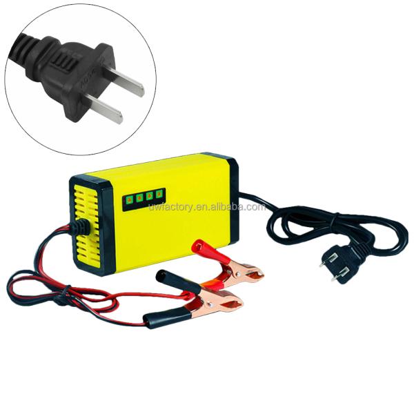 Universal Fast Charging 12V 3A 5A 6A 8A 10A Smart Car Battery Charger for Lead Acid Battery Automatic Identification