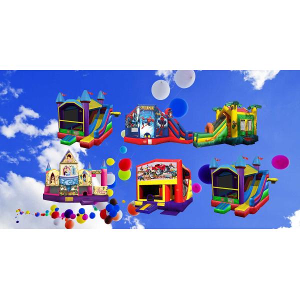 Диснейская принцесса скачок дом прыгающий замок розовый надувный горка замок для вечеринки