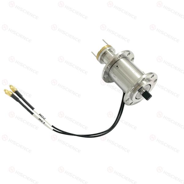Hiscience 2 Channels RF Slip Rings Radio Frequency Rotary Joint IP40