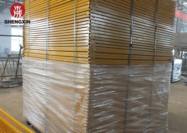 Galvanized 6ftx9ft Portable Temporary Fence Feet Removable