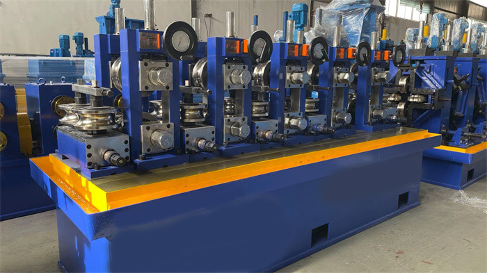 Straight Seam Welding Galvalized Steel Black Steel Tube Mill Line HG 60