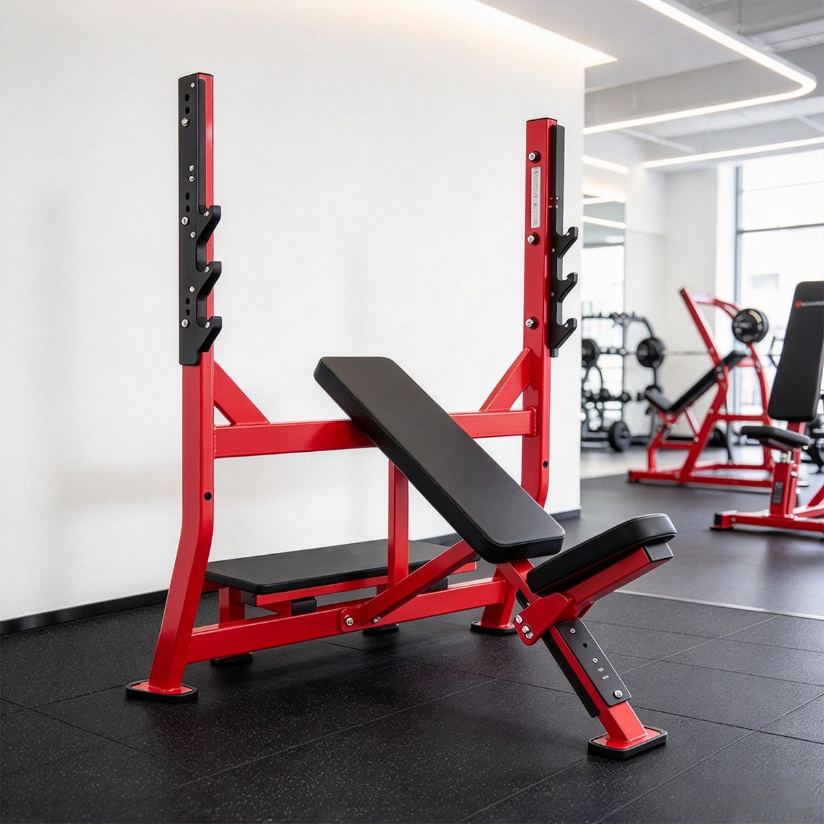 Olympic Decline Press Steel Plate Loaded Chest Machine for Lower Chest Gym Training