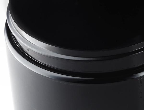 500ml Black Plastic Screw Cap Jars For Food Cosmetic Cream