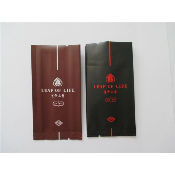 Resealable Custom Printed Coffee Bags , Custom Coffee Bags With Valve