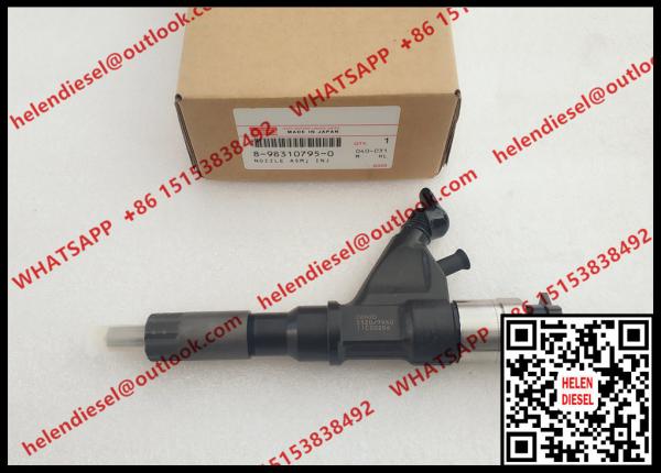 ISUZU fuel injector 98310795 , 8-98310795-0, 8983107950, 8-98310795-1, 2320/7950 DENSO injector 095000-2320 095000-7950