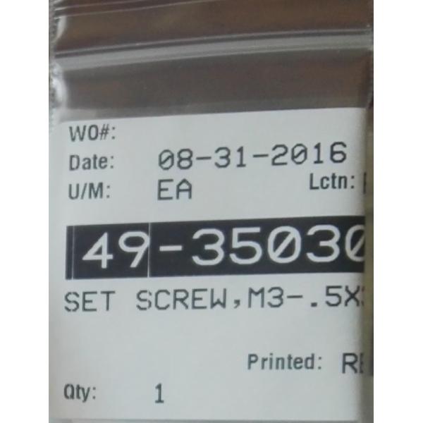 Asymtek 49-35030 SCREW, M3-0.5X 7286400/7288080/TCA-SHORT SMT Части