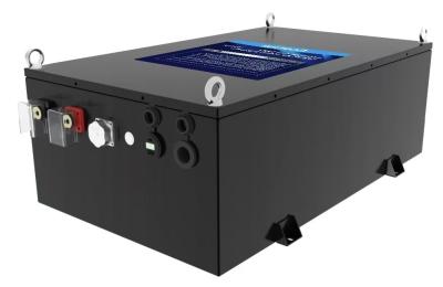51.2V 105Ah LiFePO4 Battery with Heater -30℃ Charge IP67 for RV Solar Marine