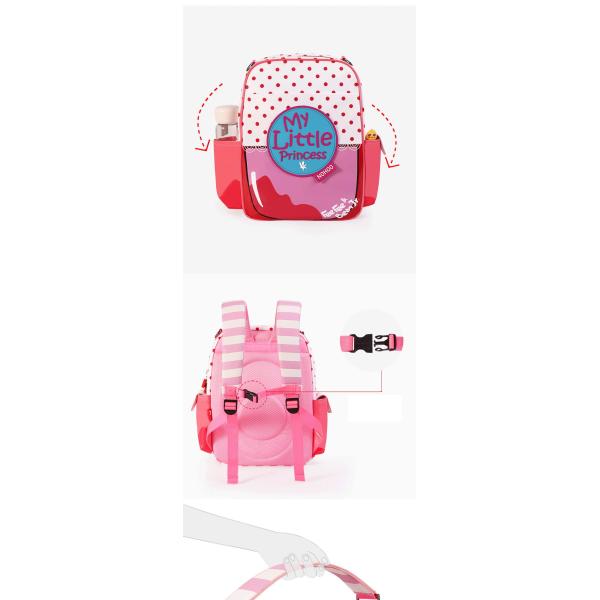Nohoo 2019 new arrival waterproof lightweight PU 3D cartoon children school bags for girls