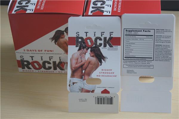 Custom Printed Male Sex Enhancement Blister Pack Packaging in Red