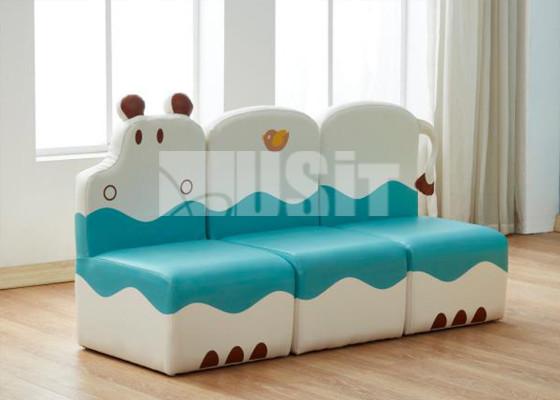 Kawaii Pattern Mini Couches For Kids , Kids Sofa Chair Home Decoration