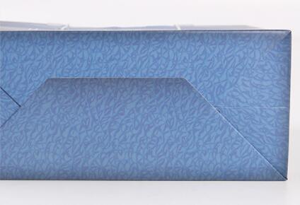 Coated 300gsm Cardboard Gift Bags Eco Friendly With Stainless Steel Handle