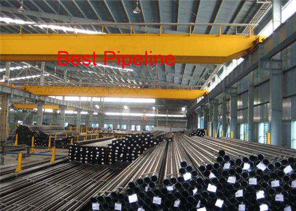 Plastic Caps End Seamless Black Steel Pipe , SS Seamless Pipe P460NH/1.8935 ASME B36