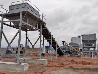 Planta de mistura 300-800t/H do cimento do solo do cal na planta de tratamento por lotes do local