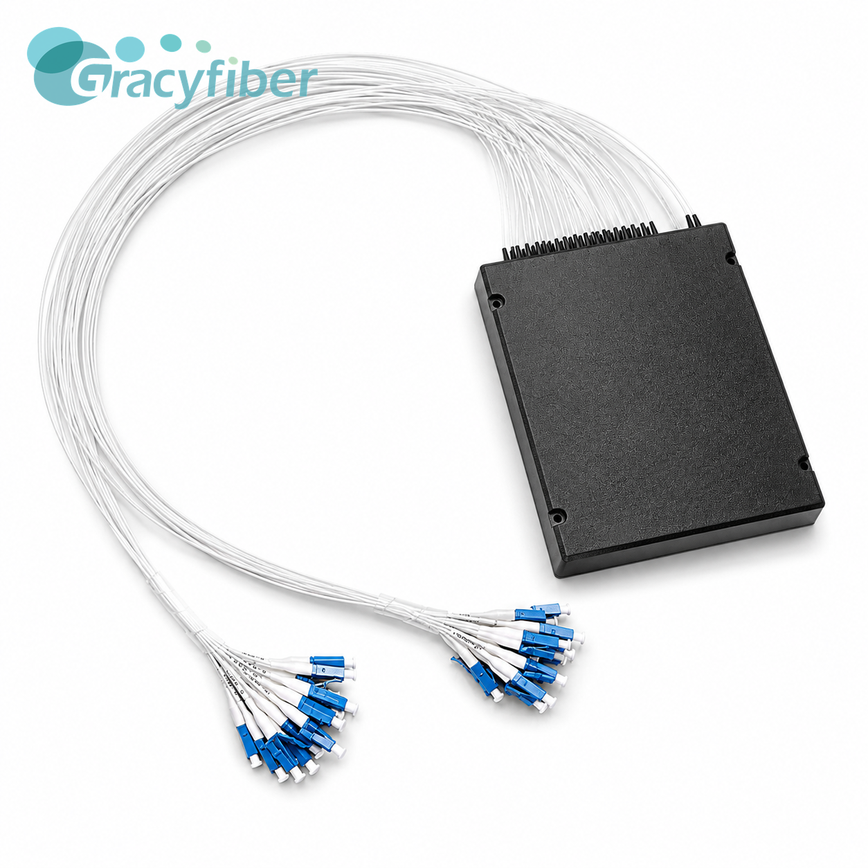 16CH CWDM Mux Demux Module 1270–1610nm 20nm Spacing LC UPC 0.9mm White Loose Tube 140×115×18mm ABS Box